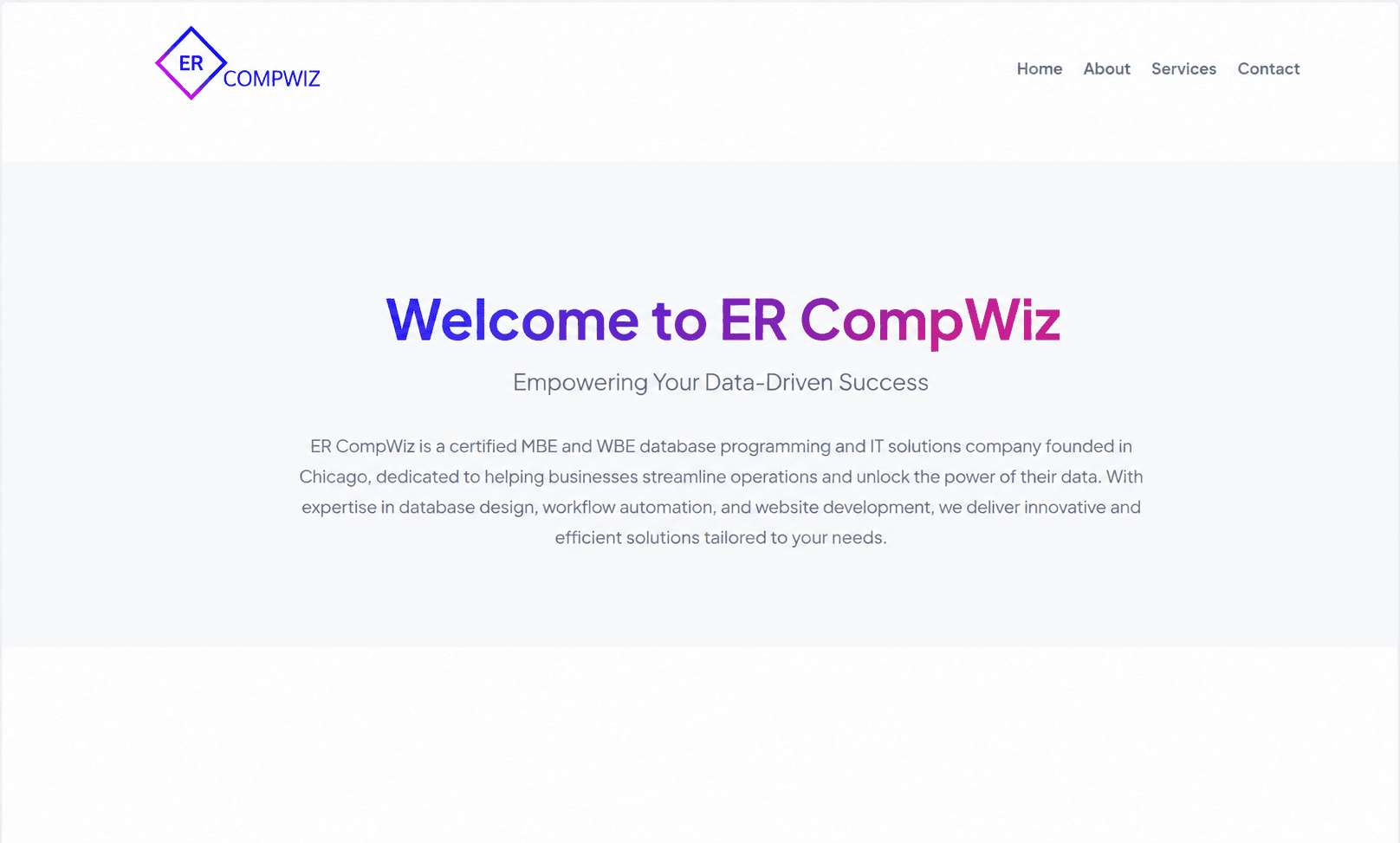 ER CompWiz Platform Details