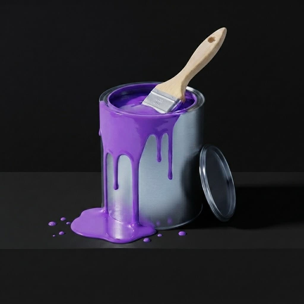 Paint Manager brand visual with paint can