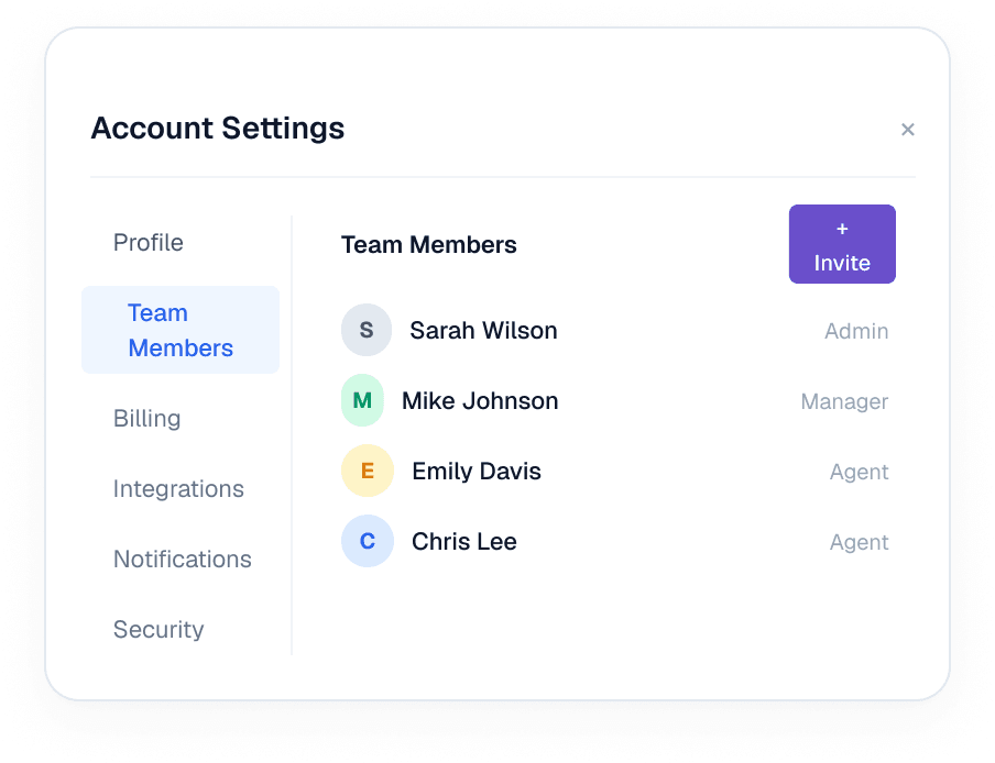 Account Management screen in the InSaaS credit repair platform